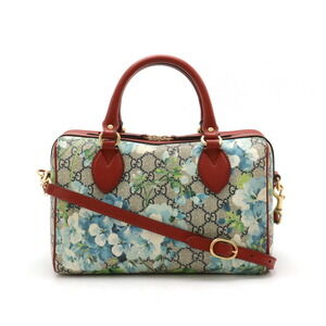 Gucci GG Blooms Supreme handbag bag Shoulder Flower beige red